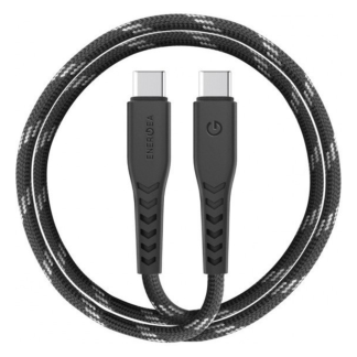 Кабель EnergEA NyloFlex, USB-C to USB-C 480MBPS 5A 1.5M черный