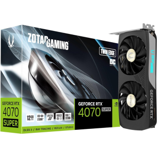 Видеокарта Zоtас Gaming GеFоrcе RТХ 4070 Suрer Тwin Еdgе ОC 12GВ GDDR6X