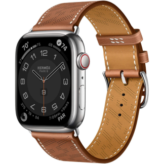 Apple Watch Series 11 Hermes 46mm H Diagonal Simple Tour Gold