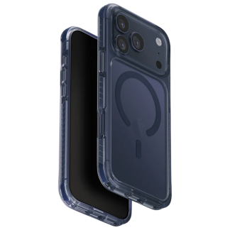 Чехол UNIQ HYBRID MAGCLICK CHARGING (MagSafe) COMBAT (AF) для iPhone 17 Pro синий