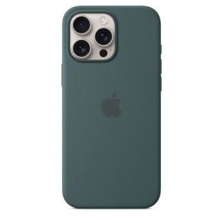 Чехол Apple iPhone 16 Pro Max Silicone Case with MagSafe, Lake Green