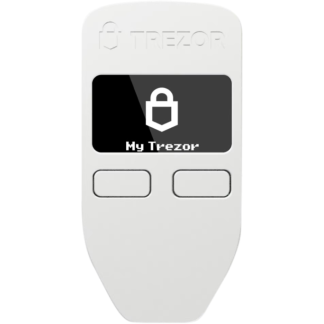 Аппаратный криптокошелек Trezor One Белый