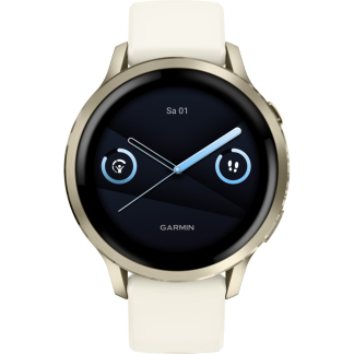 Часы Garmin Venu 4 41mm Lunar Gold White 010-03013-00