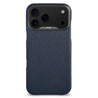 Чехол накладка из кожи Vaja Grip для iPhone 17 Pro Max V-Mag Floater Indigo