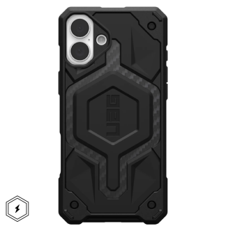 Чехол UAG Monarch Pro MagSafe для iPhone 16, Carbon Fiber