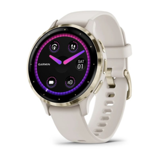 Умные часы Garmin Venu 3S Soft Gold Ivory case 010-02785-04