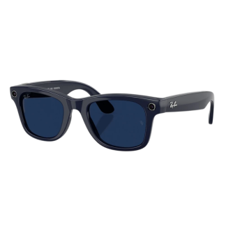 Умные очки Ray-Ban Gen 2 Wayfarer RW4012 Shiny Cosmic Blue, Clear/Sapphire Transitions (L)