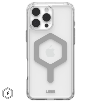 Чехол UAG Plyo MagSafe для iPhone 16 Pro Ice/Silver