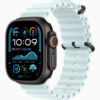 Смарт-часы Apple Watch Ultra 2 49mm Black Titanium Case with Ice Blue Ocean Band