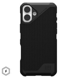 Чехол UAG Metropolis LT MagSafe для iPhone 16, Kevlar Black