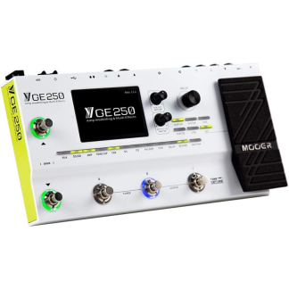 Mooer GE250 Процессор мультиэффектов с функцией захвата тона FX Loop MIDI Глобальный эквалайзер Драм-машина Стерео петлитель