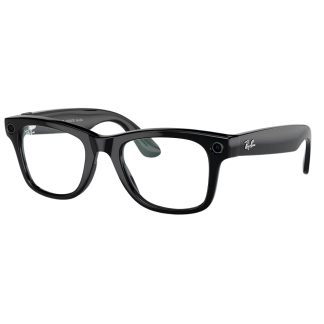 Умные очки Ray-Ban Wayfarer RW4006 Shiny Black/Clear M (S 50)