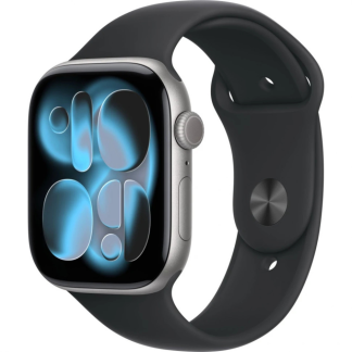 Смарт-часы Apple Watch Series 11 42mm Space Gray Aluminum Case with Black Sport Band M/L