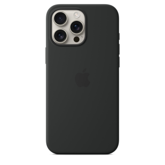 Чехол Apple iPhone 16 Pro Max Silicone Case with MagSafe, Black