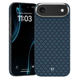 Чехол Benks ArmorGrid Kevlar для iPhone 17 Air Black Blue