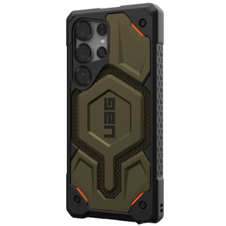 Чехол UAG Monarch PRO для Samsung Galaxy S25 Ultra с MagSafe, зеленый кевлар