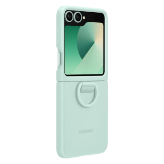 Чехол Samsung Silicone Case Z Flip6 Мятный