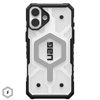 Чехол UAG Pathfinder Clear MagSafe для iPhone 16, Active Neon