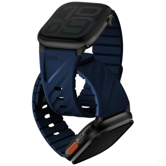 UNIQ Fluo do Apple Watch 49/46/45/44/42/41/40mm Magnetic Синий