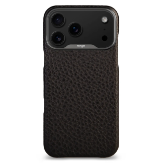 Чехол накладка из кожи Vaja Grip для iPhone 17 Pro Max V-Mag Floater Black
