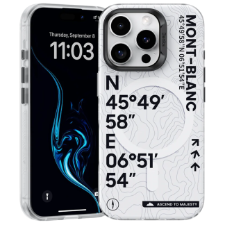Чехол Benks Magnetic City Case (MagSafe) для iPhone 16 Pro Max, Mt. Blanc