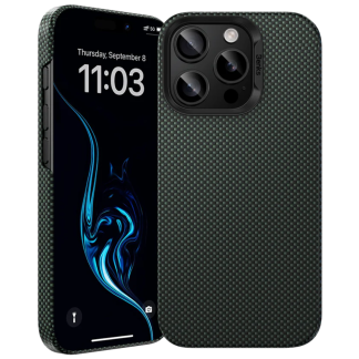 Чехол Benks ArmorTint из кевлара для iPhone 16 Pro Max, зеленый
