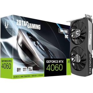 Видеокарта Zоtас Gaming GеFоrcе RТХ 4060 Тwin Edgе ОС 8GВ GDDR6