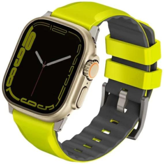 Ремешок Uniq Linus Airosoft silicone для Apple Watch All 42-44-45-49 мм Lime