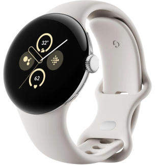 Смарт-часы Pixel Watch 2 Wi-Fi Silver Case/Porcelain Active Band