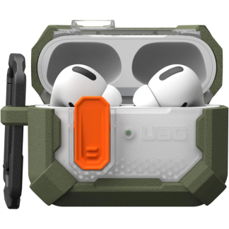 Чехол UAG Urban Armor Gear Plasma Case для AirPods 4, оливковый