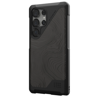 Чехол UAG Metropolis LT с MagSafe для Samsung Galaxy S25 Ultra, топографический черный