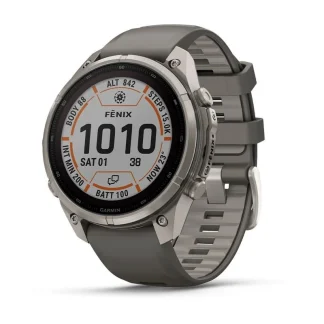 Часы Garmin Fenix 9 Pro Solar 47mm inReach Pebble Grey 010-04338-01