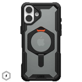 Чехол UAG Plasma XTE MagSafe для iPhone 16, Black/Orange