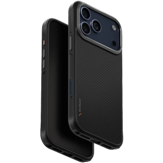 Чехол Uniq Keva Tough Aramid Protective Case для iPhone 17 Pro Carbon Black