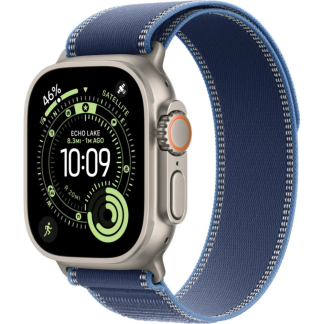 Смарт-часы Apple Watch Ultra 3 2025 49mm Natural Titanium Case with Blue/Bright Blue Trail Loop M/L