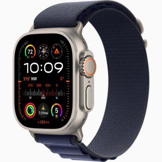 Смарт-часы Apple Watch Ultra 2 49mm Natural Titanium Case with Navy Alpine Loop L