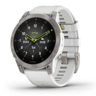 Часы Garmin Epix (Gen 2) Sapphire Titanium White 010-02582-21