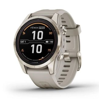 Часы Garmin Fenix 7S Pro Sapphire Solar Soft Gold 010-02776-15