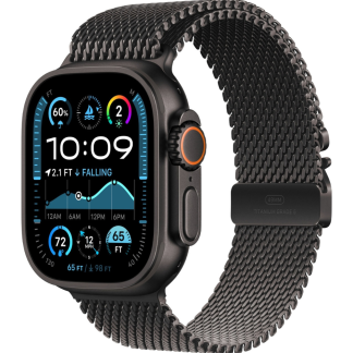 Смарт-часы Apple Watch Ultra 2 49mm Black Titanium Case with Black Titanium Milanese Loop L