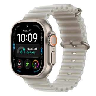 Смарт-часы Apple Watch Ultra 4 49mm Natural Titanium Case with Translucent Gray Ocean Band