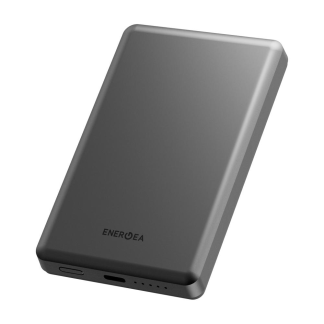 Ультратонкий внешний аккумулятор EnergEA Alupac Air 10K, 10000mAh MAGSAFE, черный