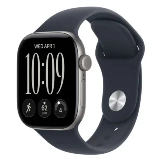 Смарт-часы Apple Watch Series 12 46mm Space Gray Aluminum Case, Navy Blue Sport Band M/L