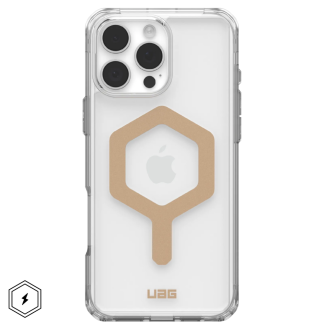 Чехол UAG Plyo MagSafe для iPhone 16 Pro Ice/Gold