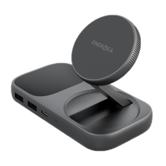 Зарядное устройство EnergEA WIDOCK PLUS, 7 IN 1 USB-C 3.1 DOCK WITH QI2 — темно серый (Gunmetal)