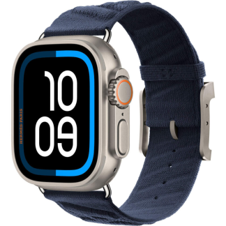 Apple Watch Ultra 3 Hermes 49mm, ремешок En Mer синего цвета