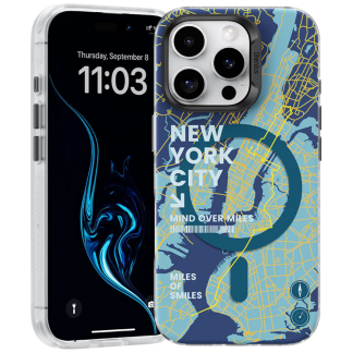 Чехол Benks Magnetic City Case (MagSafe) для iPhone 16 Pro Max, New York