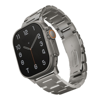 Ремешок UNIQ OSTA Steel Strap для Apple Watch 49/46/45/44 мм, серебристый