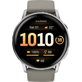 Часы Garmin Venu 4 45mm Silver Grey 010-03014-01