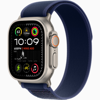 Смарт-часы Apple Watch Ultra 2 49mm Natural Titanium Case with Blue Trail Loop M/L