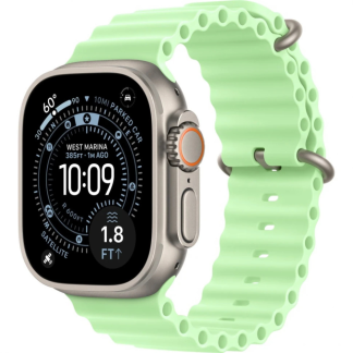 Смарт-часы Apple Watch Ultra 3 2025 49mm Natural Titanium Case with Neon Green Ocean Band